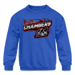 D & E Motorsports | 2023 | Youth Crewneck Sweatshirt - royal blue