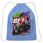 D & E Motorsports | 2023 | Cotton Drawstring Bag - carolina blue