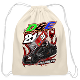 D & E Motorsports | 2023 | Cotton Drawstring Bag - natural