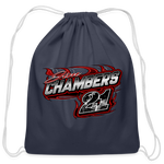 D & E Motorsports | 2023 | Cotton Drawstring Bag 2 - navy