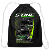 Stine Racing | 2022 | Cotton Drawstring Bag - black