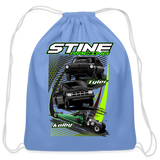Stine Racing | 2022 | Cotton Drawstring Bag - carolina blue