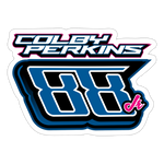 Colby Perkins | 2023 | Sticker 2 - white matte