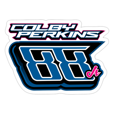 Colby Perkins | 2023 | Sticker 2 - white matte