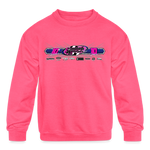 Standridge Motorsports | 2023 | Youth Crewneck Sweatshirt - neon pink