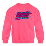Katie Roy | 2023 | Youth Crewneck Sweatshirt - neon pink