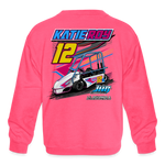 Katie Roy | 2023 | Youth Crewneck Sweatshirt - neon pink