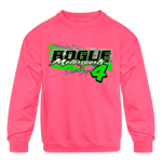 Reese Bogue | 2023 | Youth Crewneck Sweatshirt - neon pink