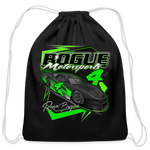 Reese Bogue | 2022 | Cotton Drawstring Bag - black