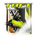 Taft Racing | 2023 | Sticker - transparent glossy
