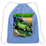 Peter Grady | 2022 | Cotton Drawstring Bag - carolina blue