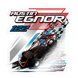 Austin Egnor | 2023 | Sticker - transparent glossy