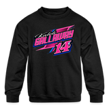 Kaleb Gallaway | 2023 | Youth Crewneck Sweatshirt - black