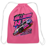 Kaleb Gallaway | 2022 | Cotton Drawstring Bag - pink