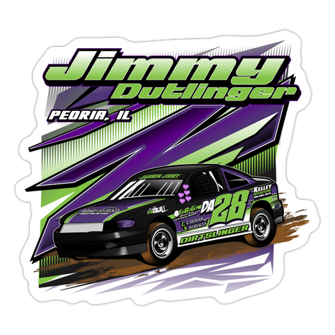 Jimmy Dutlinger | 2023 | Sticker - white matte