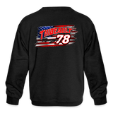 Thibeault Racing | 2023 | Youth Crewneck Sweatshirt - black