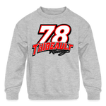 Thibeault Racing | 2023 | Youth Crewneck Sweatshirt - heather gray