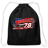 Thibeault Racing | 2023 | Cotton Drawstring Bag - black