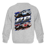 B2B Motorsports | 2023 | Youth Crewneck Sweatshirt - heather gray