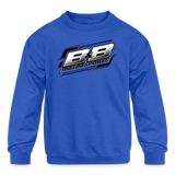 B2B Motorsports | 2023 | Youth Crewneck Sweatshirt - royal blue