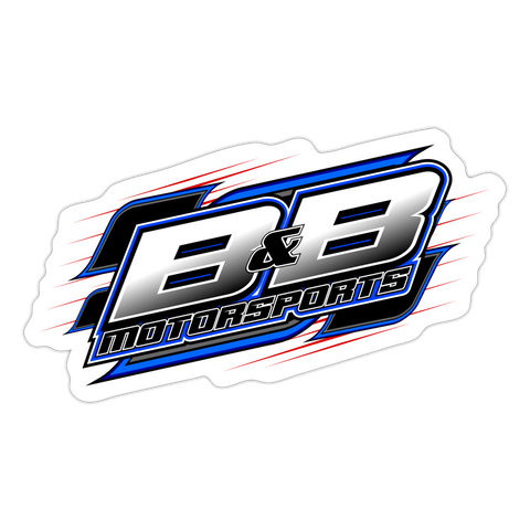 B&B Motorsports | 2023 | Sticker - white matte