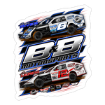 B&B Motorsports | 2023 | Sticker 2 - white matte