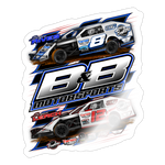 B&B Motorsports | 2023 | Sticker 2 - white glossy