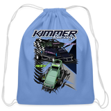 Kimmer Racing | 2022 | Cotton Drawstring Bag - carolina blue
