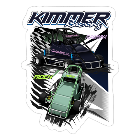 Kimmer Racing | 2023 | Sticker - white matte