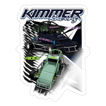 Kimmer Racing | 2023 | Sticker - white glossy