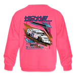 Michael Mennel | 2023 | Youth Crewneck Sweatshirt - neon pink