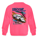 Michael Mennel | 2023 | Youth Crewneck Sweatshirt - neon pink