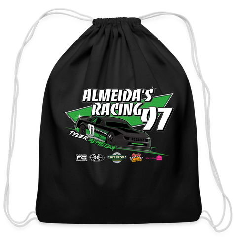 Tyler Almeida | 2023 | Cotton Drawstring Bag - black