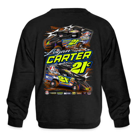 Logan Carter | 2023 | Youth Crewneck Sweatshirt - black