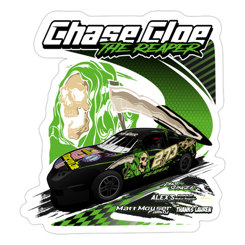 Chase Cloe | 2023 | Sticker 2 - white matte