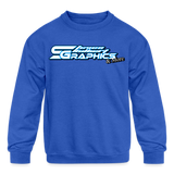 Steven Hulbert Graphics | 2023 | Youth Crewneck Sweatshirt - royal blue