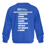 Steven Hulbert Graphics | 2023 | Youth Crewneck Sweatshirt - royal blue