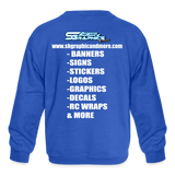 Steven Hulbert Graphics | 2023 | Youth Crewneck Sweatshirt - royal blue