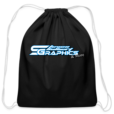 Steven Hulbert Graphics | 2023 | Cotton Drawstring Bag - black