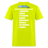 Steven Hulbert Graphics | 2023 | Adult T-Shirt - safety green