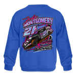 Jake Montgomery | 2023 | Youth Crewneck Sweatshirt - royal blue