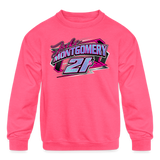 Jake Montgomery | 2023 | Youth Crewneck Sweatshirt - neon pink