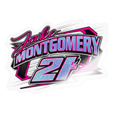 Jake Montgomery | 2023 | Sticker - transparent glossy