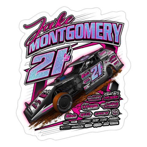 Jake Montgomery | 2023 | Sticker 2 - white matte